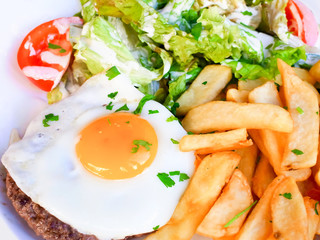 Egg and fries
