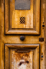 wooden door