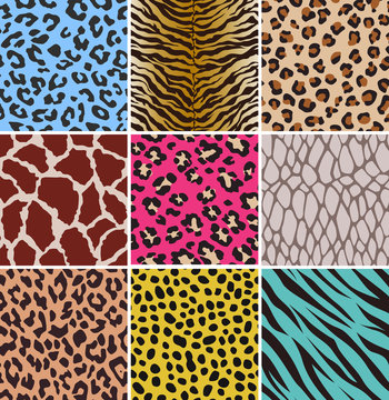 animal seamless skin pattern fabric