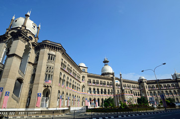 Malaysian Railway Headquarters Building in Kuala Lumpur