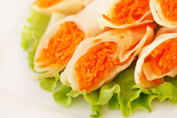 appetizer with carrot