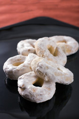 Sweet white Taralli from Southern Italy