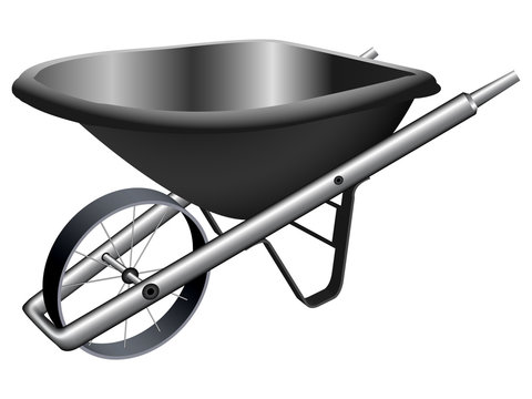 Metallic Wheel Barrow