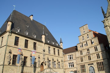 Fototapeta na wymiar Plac Ratuszowy w Osnabrück