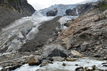 Glacier Folgefonn en Norvège