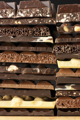 Assorted chocolate close-up