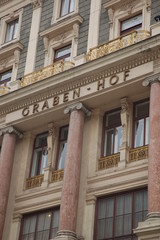 Façade de maison typique viennoise