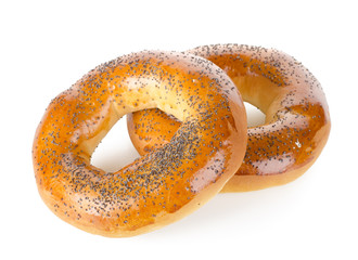 Bagels with poppy seeds