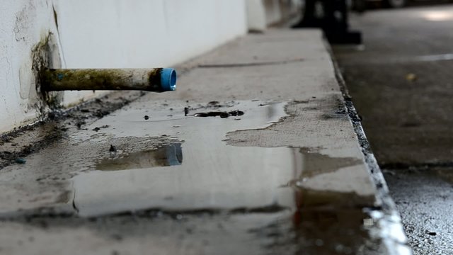 pipe drain water aircondition