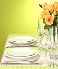 elegant holiday table setting