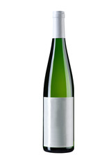 standing wine bottle