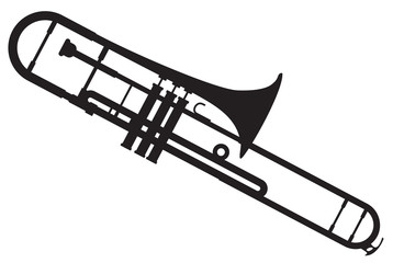 trombone vector
