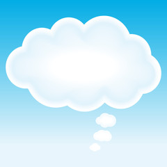 Obraz premium Beautiful cloud. Idea concept background.