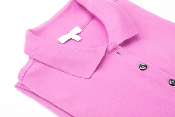 Pink polo shirt