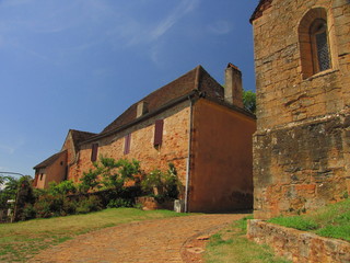 Fototapeta premium Village de Castelnau-Bretenoux; Corrèze Lot ; Limousin Périgord