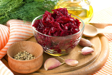 Grated beet