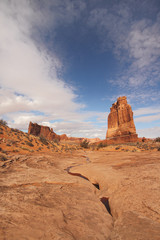 Fototapeta na wymiar Sandstone rock formations
