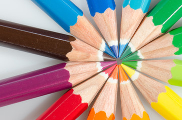 Naklejka premium Color pencils
