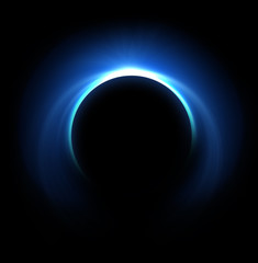 Blue earth from space