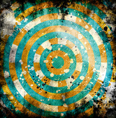 abstract background with elements of circles