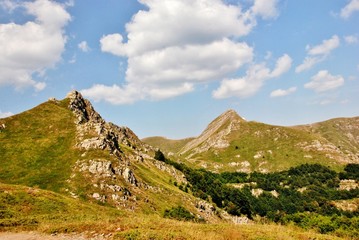 montagna dell'appennino toscano italia località Abetone
