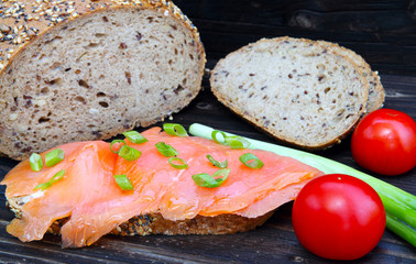 Picknick mit Lachs