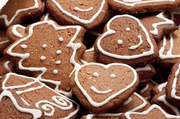 Different Shapes of Gingerbread Cookies