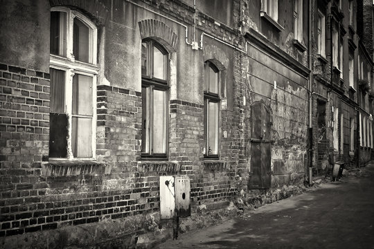 Fototapeta Old brick architecture in Grudziadz, Poland