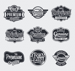 Retro Vintage labels