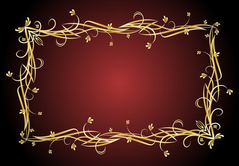 gold frame