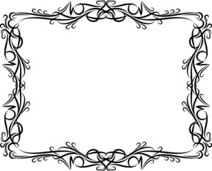 Elegant decorative frame.