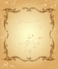 Elegant vintage frame