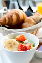 coffee and croissants