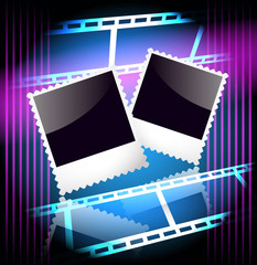Photo frame and filmstrip