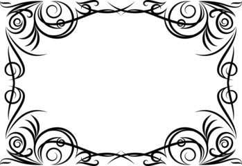 Fototapeta premium Elegant decorative frame.