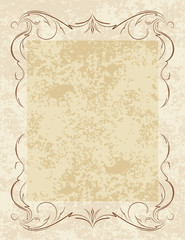 Elegant vintage frame