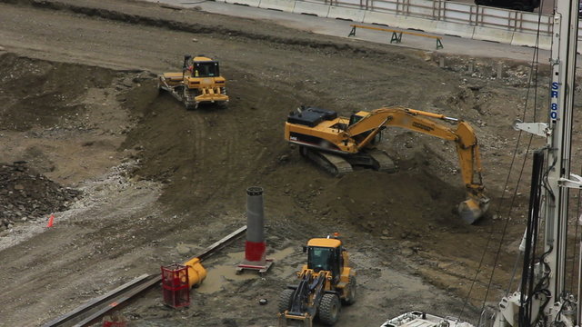 construction tractors