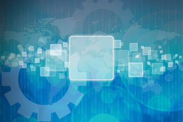 Background touch screen interface