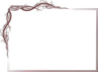 Elegant vintage frame