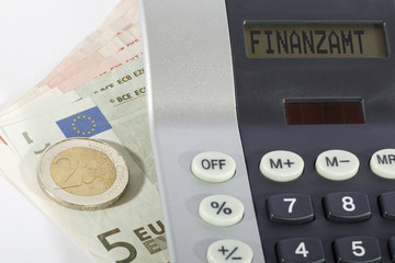 Finanzamt, Taschenrechner