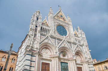 Fototapeta na wymiar Santa Maria della Scala, a church in Siena, Tuscany, Italy.