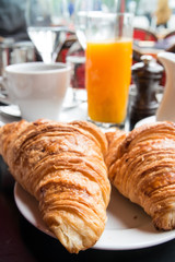 coffee and croissants