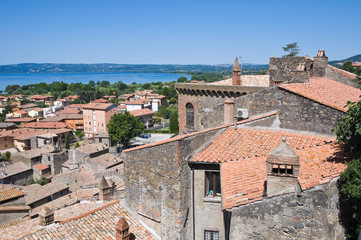 Panoramic view of Bolsena. Lazio. Italy.