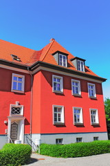 Frankfurt Oder, Rotes Wohnhaus