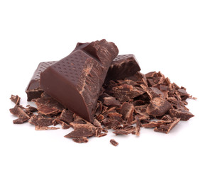 Chopped chocolate  bars