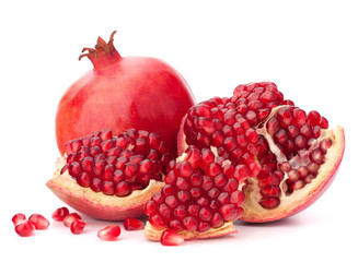 Ripe pomegranate fruit