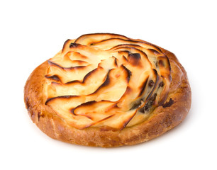 Delicious sweet cream bun