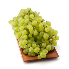 Perfect bunch of white grapes