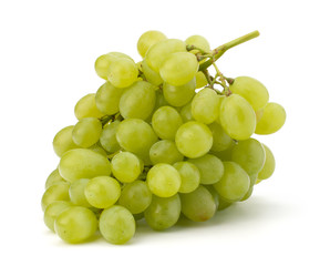 Perfect bunch of white grapes