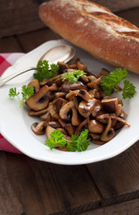 In der Pfanne gebraten